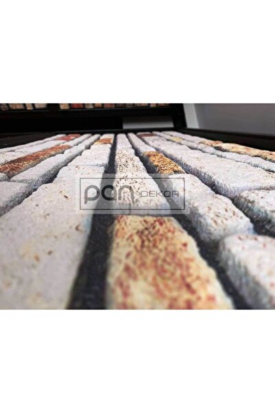 Pandekor 5 Adet (2,5M2) X Kesme Taş Desenli 3 Boyutlu Renkli Strafor Köpük Duvar Kaplama Paneli (KS-410)