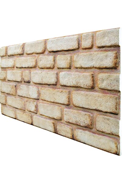 Pandekor 5 Adet X Tuğla Desenli 3 Boyutlu Renkli Strafor Köpük Duvar Kaplama Paneli (br-553)