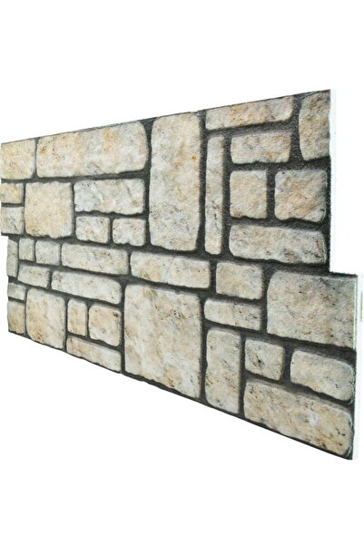 Pandekor 5 Adet (2,5M2) X Karma Taş Desenli 3 Boyutlu Renkli Strafor Köpük Du...