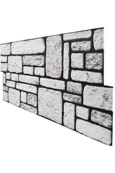 Pandekor 5 Adet (2,5M2) X Karma Taş Desenli 3 Boyutlu Renkli Strafor Köpük Du...