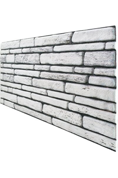 Pandekor 5 Adet (2,5M2) X Kesme Taş Desenli 3 Boyutlu Renkli Strafor Köpük Du...