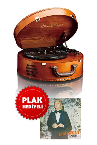 Lenco Pikap - Tt-34 Ahşap " Zeki Müren Klasikleri 5 Plak Hediyeli " Classic Phono