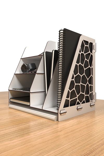 KUK Design Voronoi Модерен офис органайзер за документи A4 (beywz)