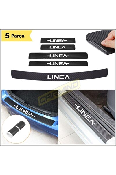 Carmind Fiat Linea Bagaj Ve Kapı Eşiği Karbon Sticker Set