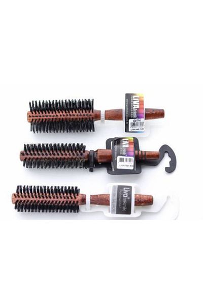 Liva Professional Fireproof Set of 3 Blow Dry & Hair Brush