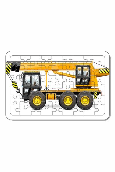 Baskı Atölyesi 54 Parça Vinç Ahşap Puzzle