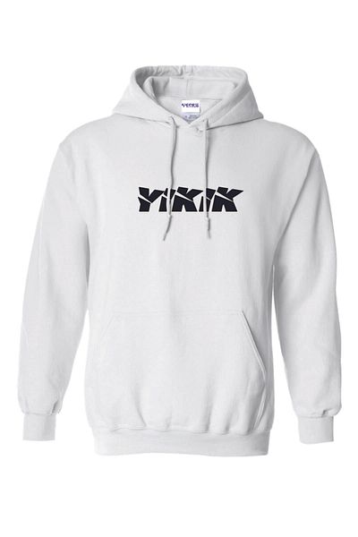 venüsdijital Φούτερ με κουκούλα Unisex White Destroyed printed