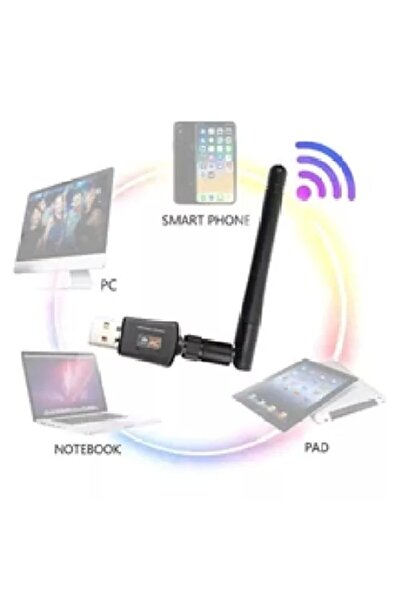Alfa 3dbi Wireless Usb Adaptör Windows Ve Mac Uyumlu Wireless Antenli Adaptör Kablosuz Usb Wifi Alıcı