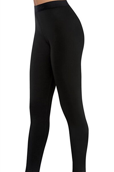 Tutku Colanți negri termici pentru damă