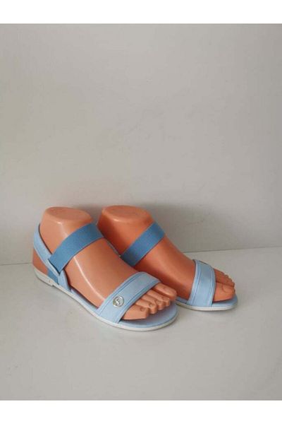 ELİS Sandale cu elastic albastru de damă