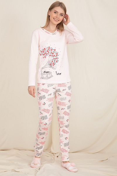 WESHA Women's Powder Pajama Set 4291-1