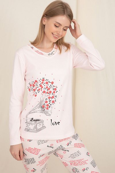 WESHA Women's Powder Pajama Set 4291-1