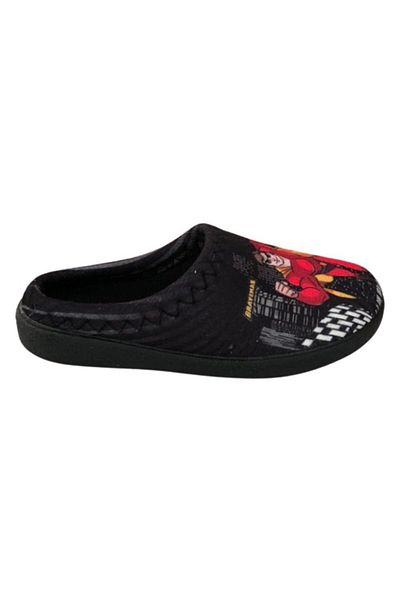 GEZER Boy's Black Brave Man Indoor Slippers