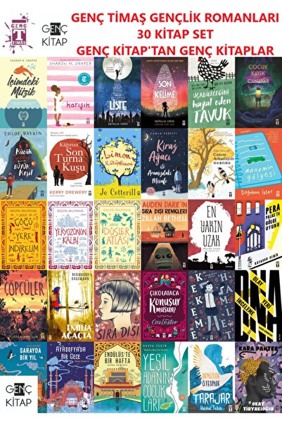 Genç Timaş 30 Kitap Set Gençlik Romanları 6-7-8. Sınıflar Içimdeki Müzik Göğü Yere Indirelim Liste