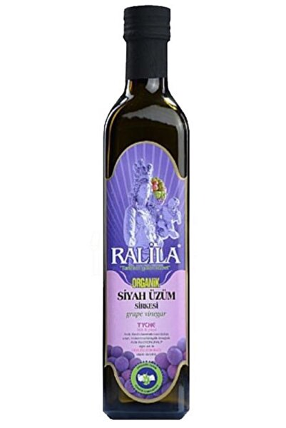 RALİLA Organik Üzüm Sirkesi (siyah Asma Üzüm) 500 Ml
