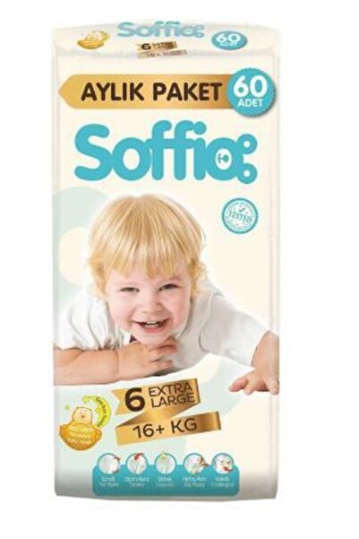 Soffio 6 Numara Extra Large 60'lı Çocuk Bezi