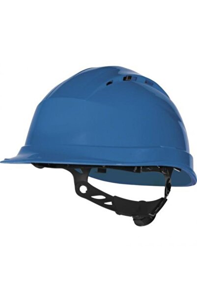 Generic Brand Delta Plus Quartz up 4 Hard Hat Rotor Adjustable Ventilated Blue