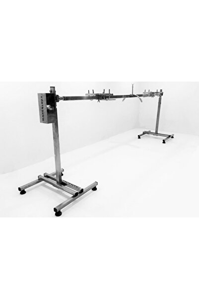 MangalBu Kuzu Çevirme Aparatı Motorlu Max40 Kg (powerbank/akü) Hız Ayarlı