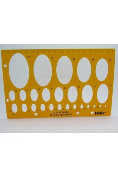 Helix Drawing Template Ellipse Template
