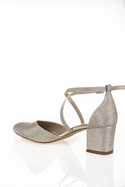 Çnr&Dvs Gold Mercan Topuklu Kadın Klasik Ayakkabı 710cnr