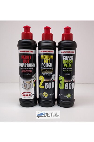 Menzerna 400 2500 3800 Pasta Hare Giderici Seti 250 Ml