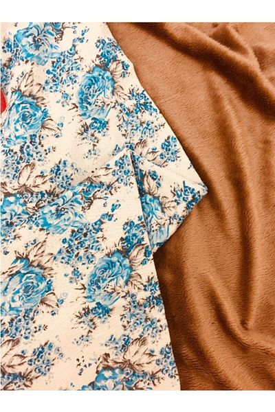 Altınay Pantaloni de pijama albastru cu două fire de damă