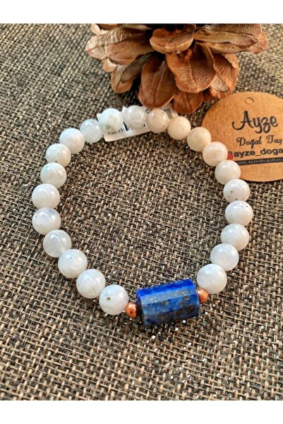 AYZE DOĞALTAŞ Aytaşı Ve Lapis Lazuli Bileklik