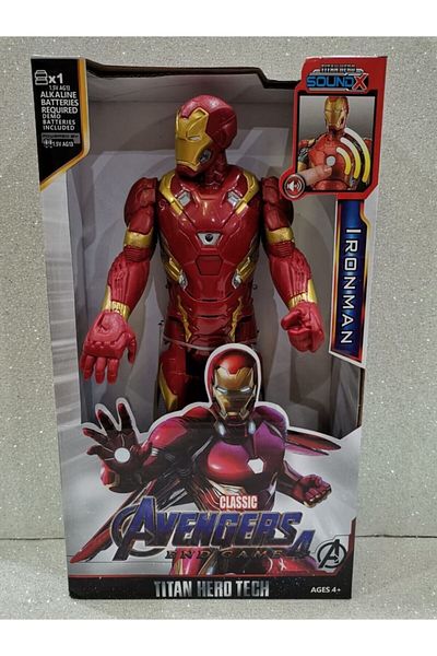 AVENGERS لعبة البطل الناطق المضيئة مقاس 28.5 سم - مجسم حركة Fx، مجموعة Ir Star 210035