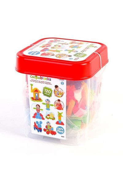 DEDE Cactus Block Bucket 120 Pieces