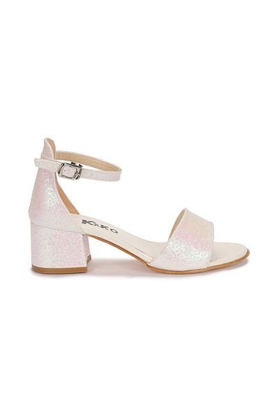 Kiko Kids Girl's Kiko 769 - 3 Cm Heel Glitter Daily Sandals