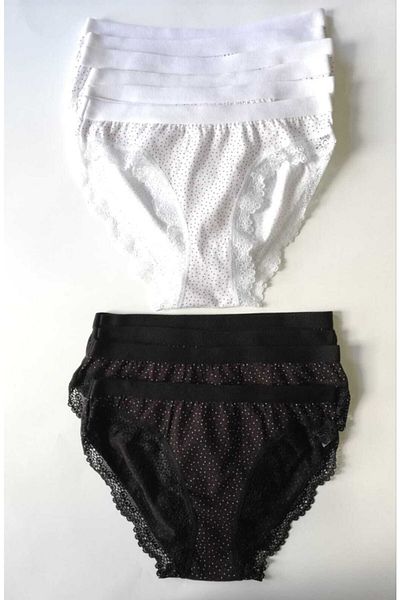 Tutku Chiloți din bumbac pentru femei Bikini 10 pachet
