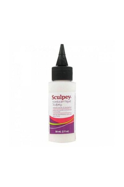 Sculpey Transluscent Liquid Sculpey (Translucent Liquid Polymer Clay, Bakeable Transfer and Coloring M