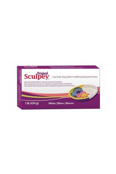 Sculpey Bakable Model Dough White 454 Gr