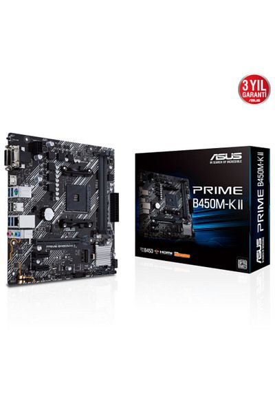 ASUS Prime B450m-k II HDMI DVI D-sub Usb3,2 Am4