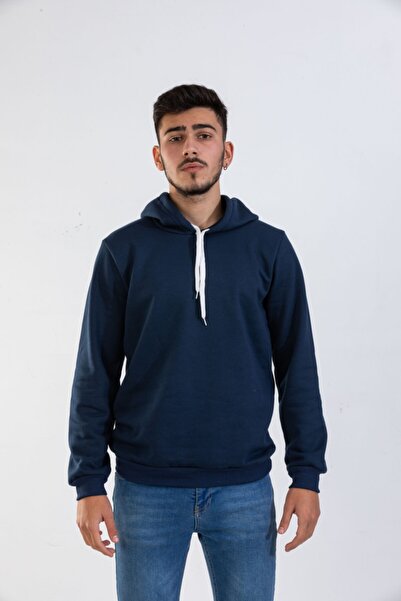 Raf Coll Унісекс світло-синя толстовка з капюшоном