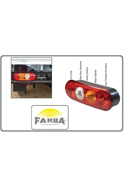 FARBA Stop Lamba Ford Transit V347 Kamyonet 12v 2008 13216 * Sağ Yada Sol