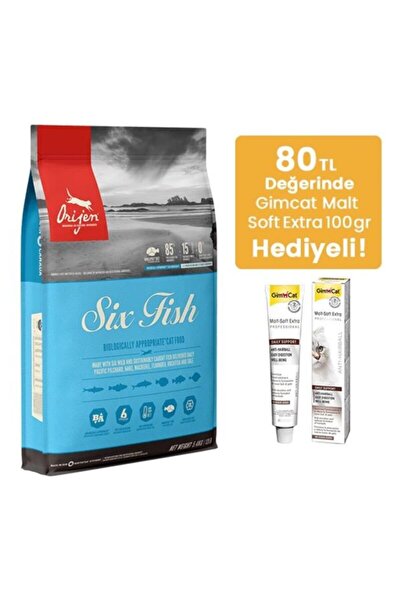 Acana Orijen Six Fish Tahılsız Balık Yavru Ve Yetişkin Kedi Maması 5,4 Kg
