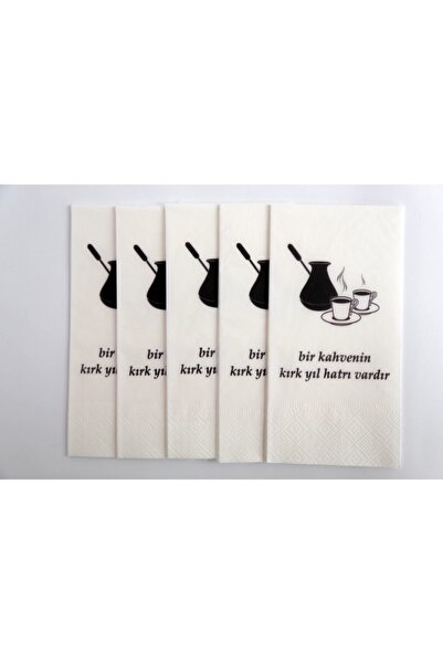 Overside Özel Baskılı Peçete (bir Kahvenin Kırk Yıl Hatrı Vardır) 25 Adet