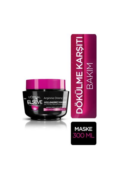 ELSEVE L'oréal Paris Arginine Direnç X3 Dökülme Karşıtı Maske 300 Ml