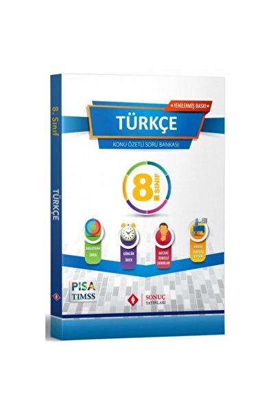 Sonuç Yayınları 8. Sınıf Lgs Türkçe Konu Özetli Soru Bankası Yenilenmiş Baskı
