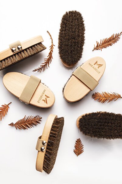 Mirabelle %100 Doğal At Kılı Selülit Fırçası