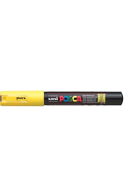 Uni Posca 0.7 Water Based Poster Marker Yellow Pc-1m Yellow