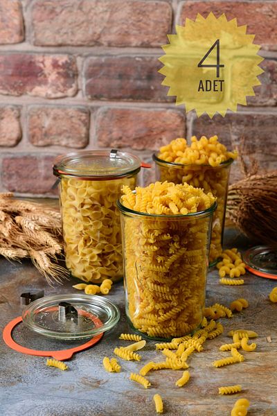 Weck 850 Ml Glass Storage Jar Set (4 Pieces)