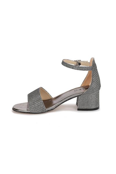 Kiko Kids Sandale cu toc pentru fete Platinum - 769