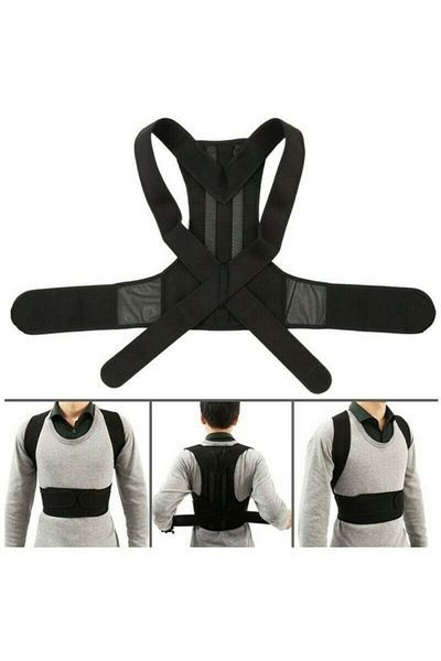 Ankaflex Unisex Μαύρος κορσές όρθιας στάσης