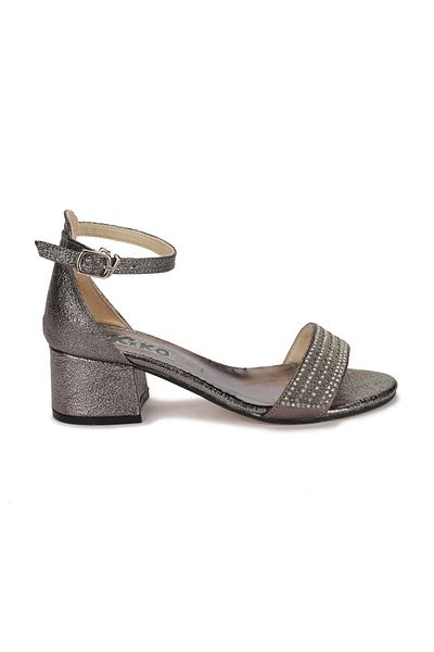 Kiko Kids Sandale cu toc pentru fete Platinum - 768