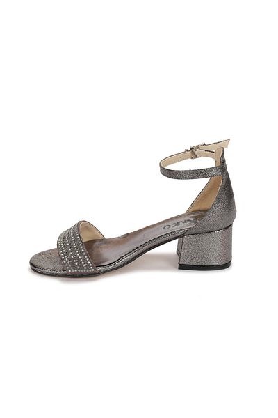 Kiko Kids Sandale cu toc pentru fete Platinum - 768