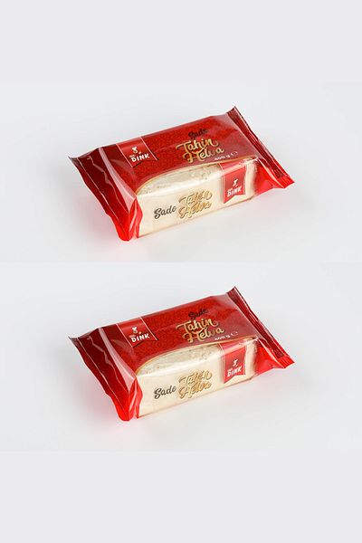 DİNK GIDA 2 Pack 400 Gr Tahini Halva - Plain