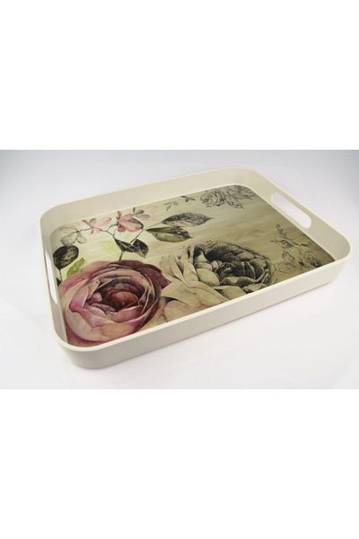 Limbo Home Melamine Deep Rose Tray