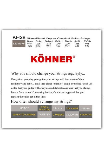 KÖHNER Kh-28 Professional Classical Guitar String (0.28)